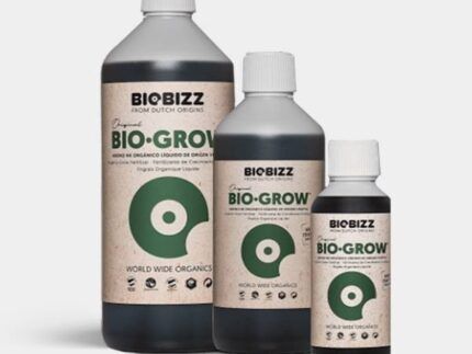 Bio Grow de BioBizz es un abono básico para la fase de crecimiento, con ingredientes 100% orgánicos que les dará todo lo necesario para tus plantas para el primer ciclo de vida. Tus plantas crecerán vigorosamente y se harán grandes, fuertes y sanas.