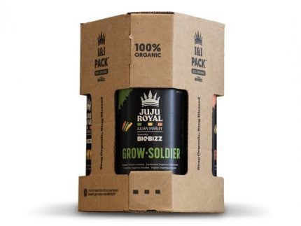 El TryPack Juju Royal desarrollado por Biobizz y Julian Marley, hijo de Bob Marley, es una solución pionera para el cultivo orgánico que fusiona la experiencia en nutrición vegetal con el legado musical y ecológico de la familia Marley.