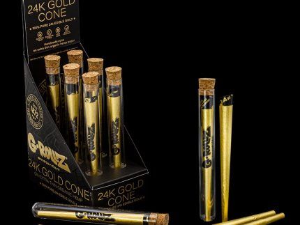 Si estás buscando convertir cada sesión con cannabis en un evento de puro lujo y distinción? En Pevgrow, nos complace presentarte el G-Rollz Golden Cone, una creación sin precedentes que redefine el significado de la elegancia en el mundo del cannabis.