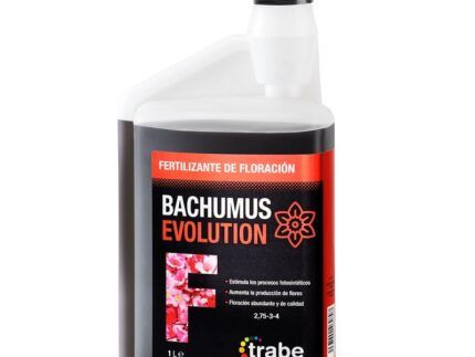 BACHUMUS EVOLUTION F® es un fertilizante orgánico para la fase de floración, a base de materia 100 % vegetal fermentada con bacterias y enzimas, al que se han añadido algas marinas que potencian su capacidad de estimulación durante la etapa de floración.