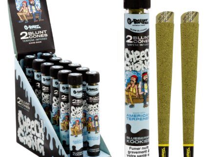 Presentamos la exclusiva colección de conos romos diseñada por G-Rollz en colaboración con los icónicos Cheech y Chong. Los conos romos de CBD G-Rollz están elaborados con flores de CBD de alta calidad cultivadas en EE. UU.