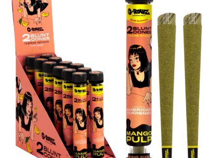 Estos conos romos de CBD de G-Rollz de primera calidad están elaborados con flores de CBD de alta calidad cultivadas en EE. UU.