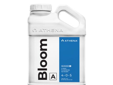 Athena Bloom A es una fórmula simple y limpia de 2 partes creada para la etapa de floración de crecimiento de plantas productoras de frutas y flores. Combina macronutrientes de la mejor gama y micronutrientes quelados para lograr una mayor capacidad de absorción de nutrientes en un rango de pH más amplio en cualquier combinación de método de cultivo, tipo de agua y medio.