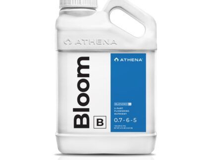 Athena Bloom es una fórmula simple y limpia de 2 partes creada para la etapa de floración de crecimiento de plantas productoras de frutas y flores. Combina macronutrientes de la mejor gama y micronutrientes quelados para lograr una mayor capacidad de absorción de nutrientes en un rango de pH más amplio en cualquier combinación de método de cultivo, tipo de agua y medio.