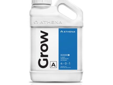 Athena Grow es una fórmula simple y limpia diseñada para la etapa vegetativa de crecimiento y para plantas sin floración. Nuestras proporciones de minerales cuidadosamente equilibradas ayudan a facilitar el desarrollo óptimo de la planta, incluida la fotosíntesis, la respiración saludable y el crecimiento robusto de tallos y raíces.