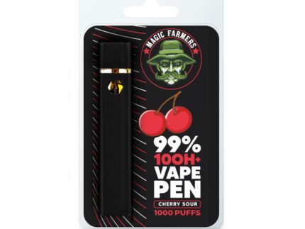 Vape live resin con 1000 puffs cherry sour