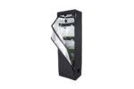 Tejido fuerte y resistente Nylon 420D Estructura patentada, fuerte y estable Reflectividad premium mylar 97% Mylar certificado como amigable con las plantas Cremalleras resistentes y a prueba de luz Zócalos de tela dobles y suaves