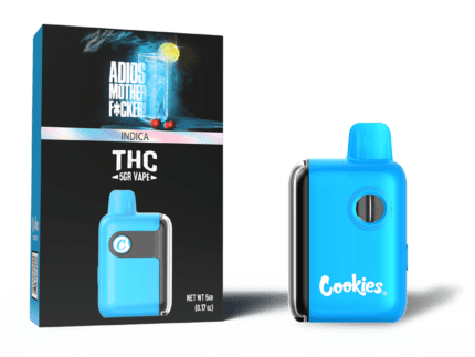 Presentamos el vaporizador desechable Adios MF de 5 g, un producto premium de Cookies diseñado para brindar una experiencia potente y llena de sabor.