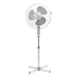 El ventilador de 40 cm de diámetro es muy silencioso y con un gasto eléctrico increíblemente bajo, pues solo consume 45 W