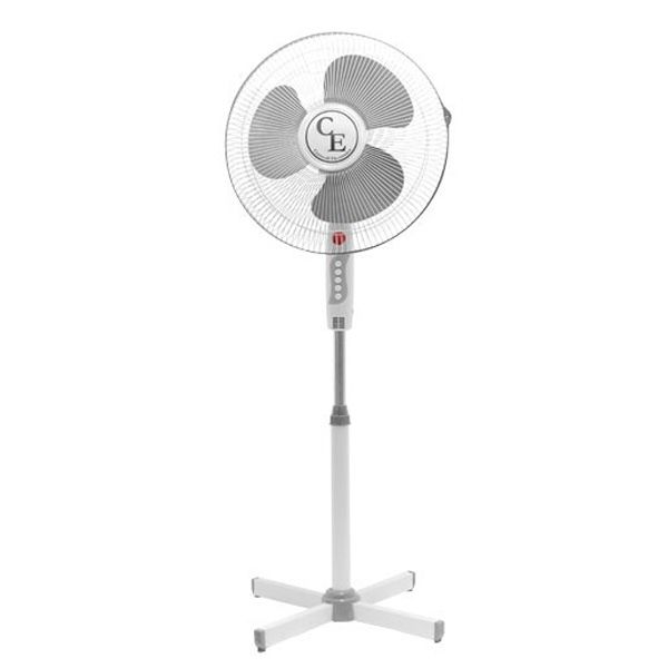 Ventilador-Pie-y-Pared-Cornwall-40-EXTREMADURA El ventilador de 40 cm de diámetro es muy silencioso y con un gasto eléctrico increíblemente bajo, pues solo consume 45 W