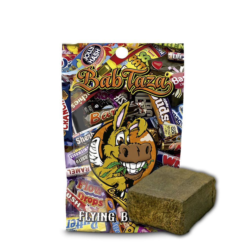 Cbd--Hash-Flying-Burrito-Bab-Taza--2-gr-extremadura El CBD Hash Bab Taza de Flying Burrito se inspira en las resinas tradicionales marroquíes y destaca por su textura suave y prensada, así como por su perfil aromático clásico y equilibrado.